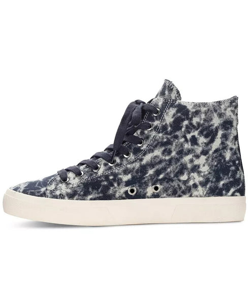 Sun + Stone Mesa High Top Casual Sneakers Men Blue Tie Dye Lace Up New 10.5